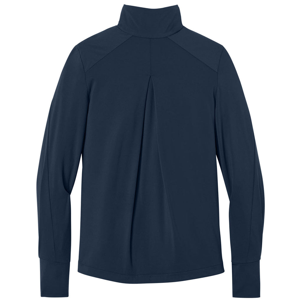 MiiR Women's Indigo Navy Kivu Hybrid Full-Zip Jacket