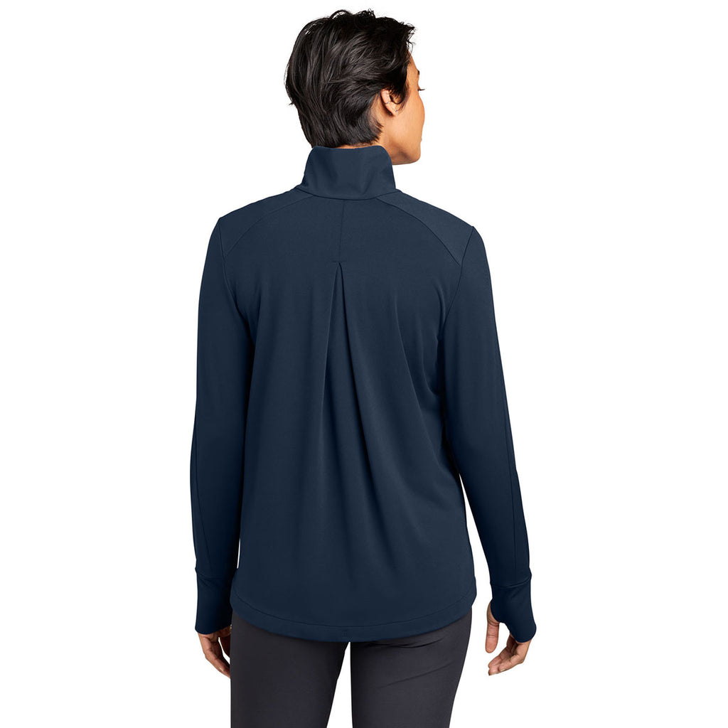 MiiR Women's Indigo Navy Kivu Hybrid Full-Zip Jacket