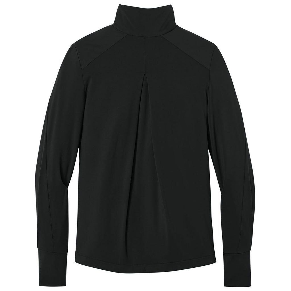 MiiR Women's Pitch Black Kivu Hybrid Full-Zip Jacket