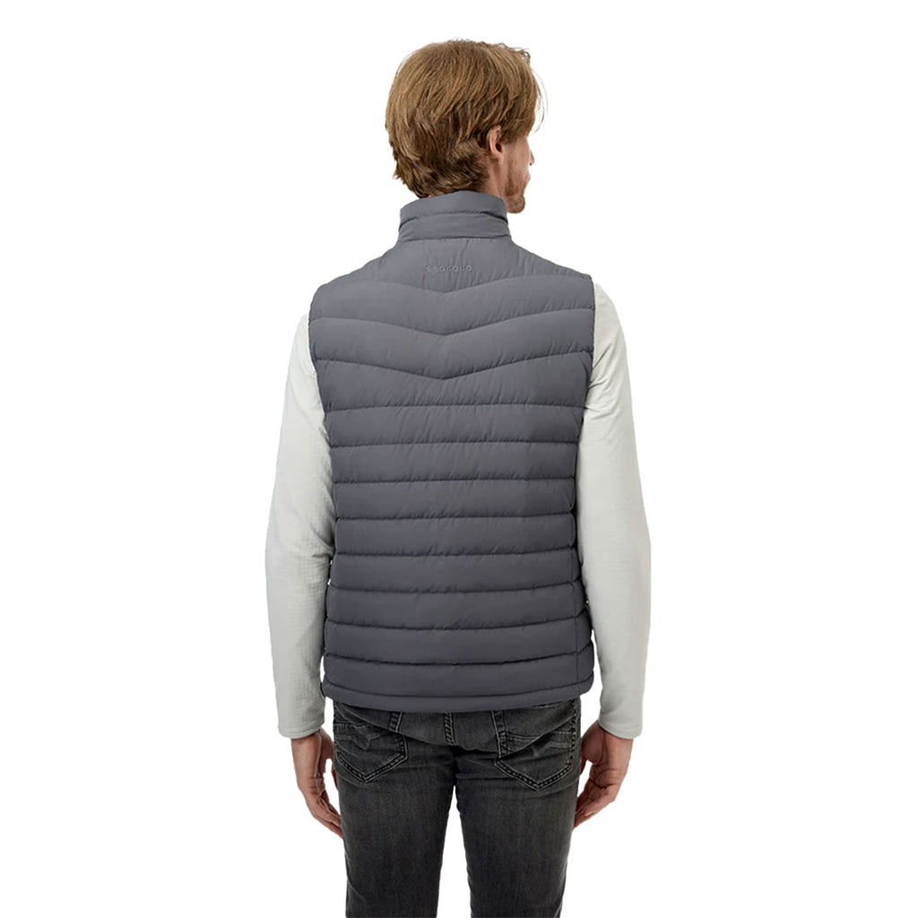 Ororo Men's Dark Grey Heated Lightweight Down Vest