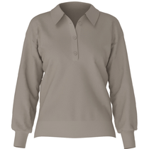 A. PUTNAM Women's Cobblestone Mid-Weight Polo Top