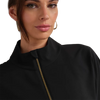 Rhone Women's Pure Black Mirage Anorak Quarter Zip