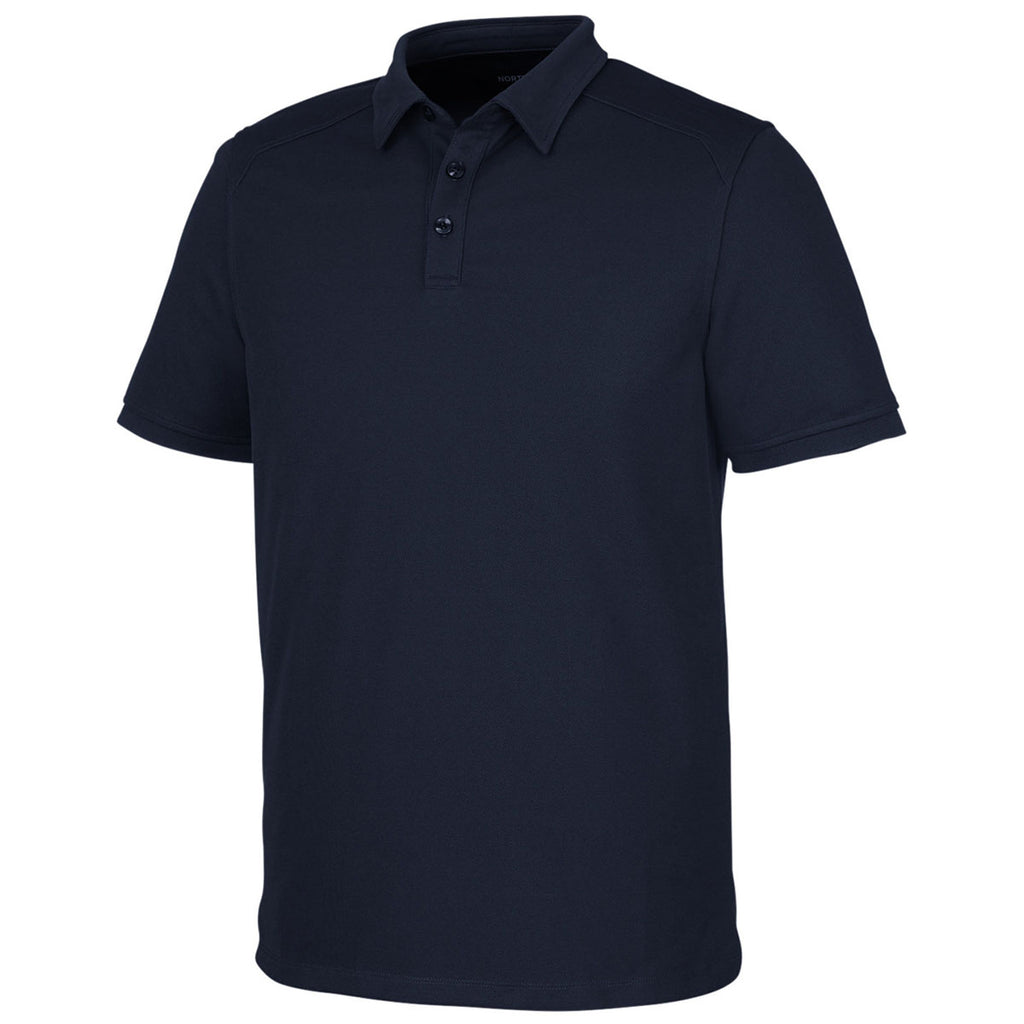 North End Men's Classic Navy Express Tech Performance Polo