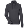 North End Women's Carbon Rhythm Waffle Quarter-Zip Pullover