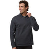 North End Men's Carbon Mantra Half-Zip Ottoman Pullover