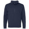 North End Men's Classic Navy Mantra Half-Zip Ottoman Pullover