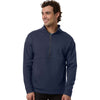 North End Men's Classic Navy Mantra Half-Zip Ottoman Pullover