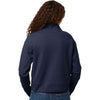 North End Women's Classic Navy Mantra Half-Zip Ottoman Pullover