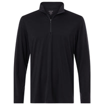 North End Men's Black/Carbon JAQ Stretch Performance Quarter-Zip
