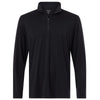 North End Men's Black/Carbon JAQ Stretch Performance Quarter-Zip
