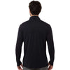 North End Men's Black/Carbon JAQ Stretch Performance Quarter-Zip