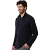 North End Men's Black/Carbon JAQ Stretch Performance Quarter-Zip
