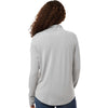 North End Women's Platinum/Carbon JAQ Stretch Performance Quarter-Zip