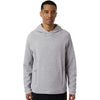 North End Men's Platinum Heather Spirit Textured Hooded Pullover