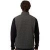 North End Men's Black/Grey Jasper Jacquard Fleece Vest