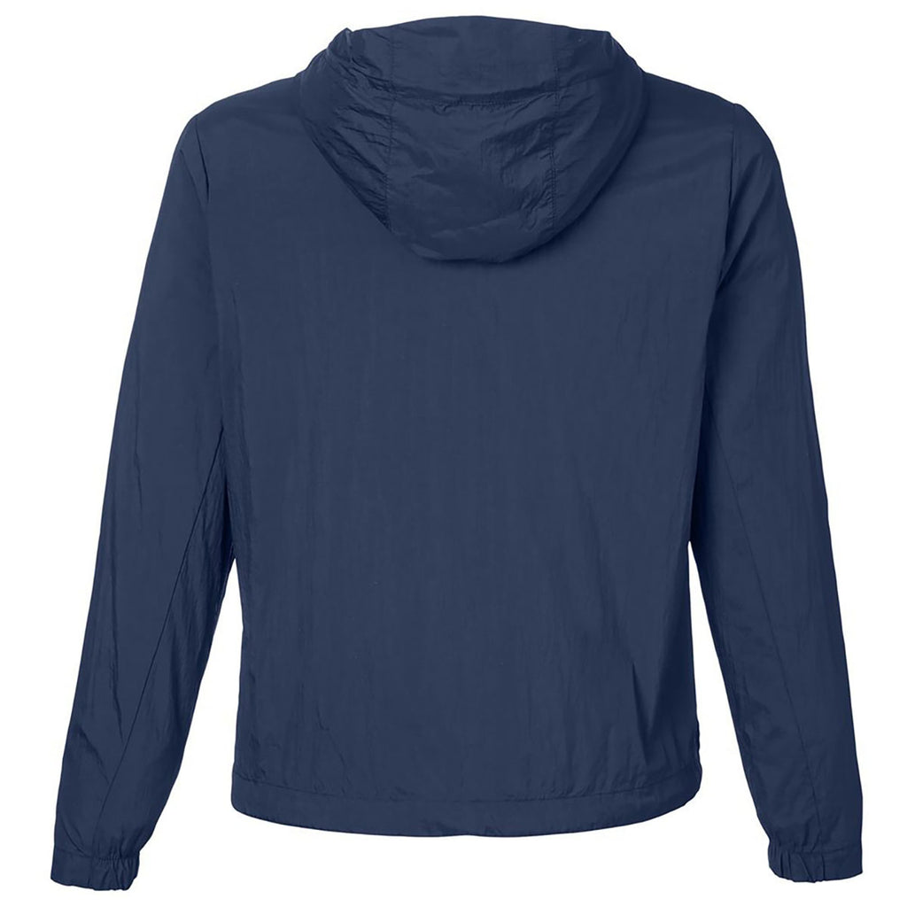 North End Women's Classic Navy/Carbon Aura Lightweight Packable Anorak