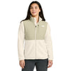 The North Face Women's Gardenia White/ Gravel Highest Peak Full-Zip Fleece Jacket