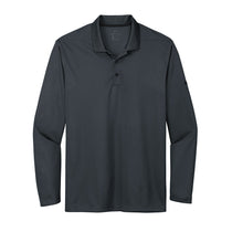 Nike Men's Anthracite Dri-FIT Micro Pique 2.0 Long Sleeve Polo