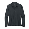 Nike Women's Anthracite Dri-FIT Micro Pique 2.0 Long Sleeve Polo