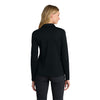 Nike Women's Black Dri-FIT Micro Pique 2.0 Long Sleeve Polo