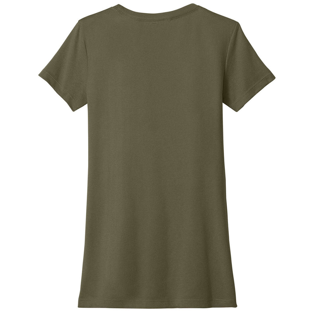 Next Level Women's Military Green Ideal Tee