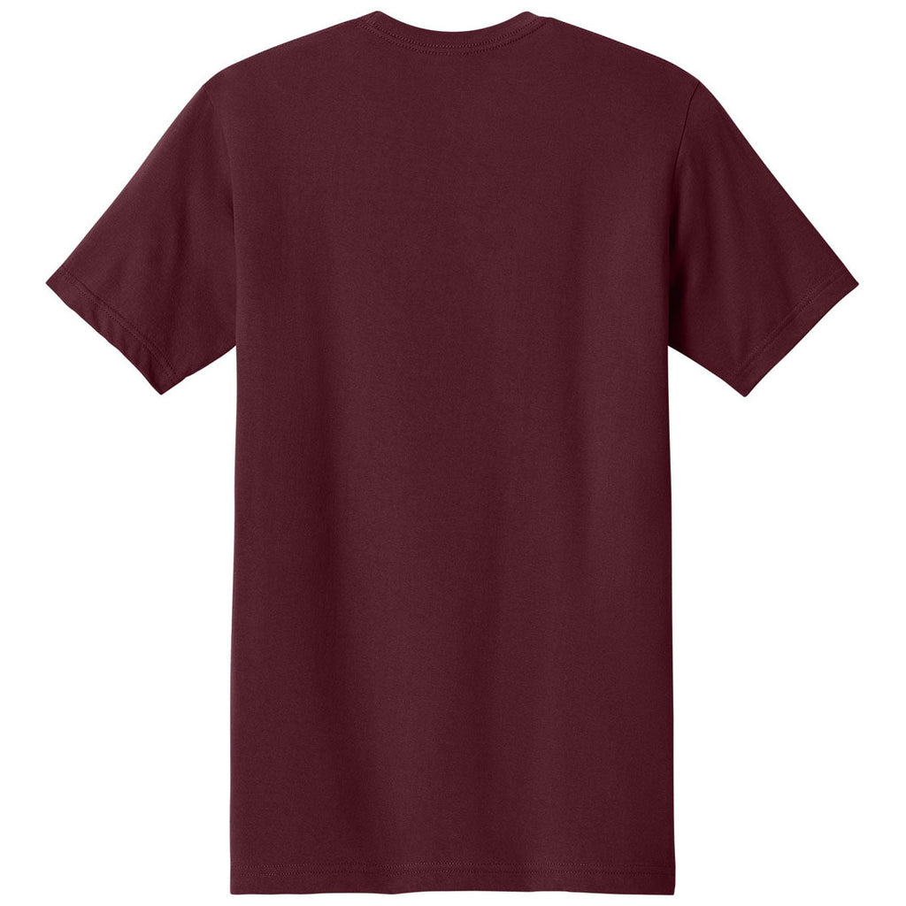Next Level Men's Maroon Apparel Ideal Jersey Tee