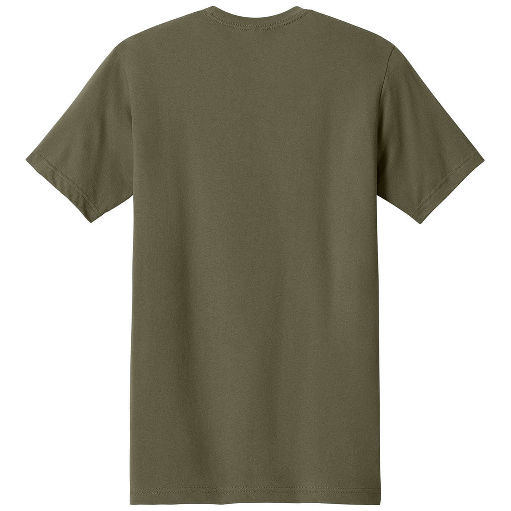 Next Level Men's Military Green Apparel Ideal Jersey Tee