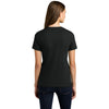 Next Level Women's Black Cotton Relaxed Tee