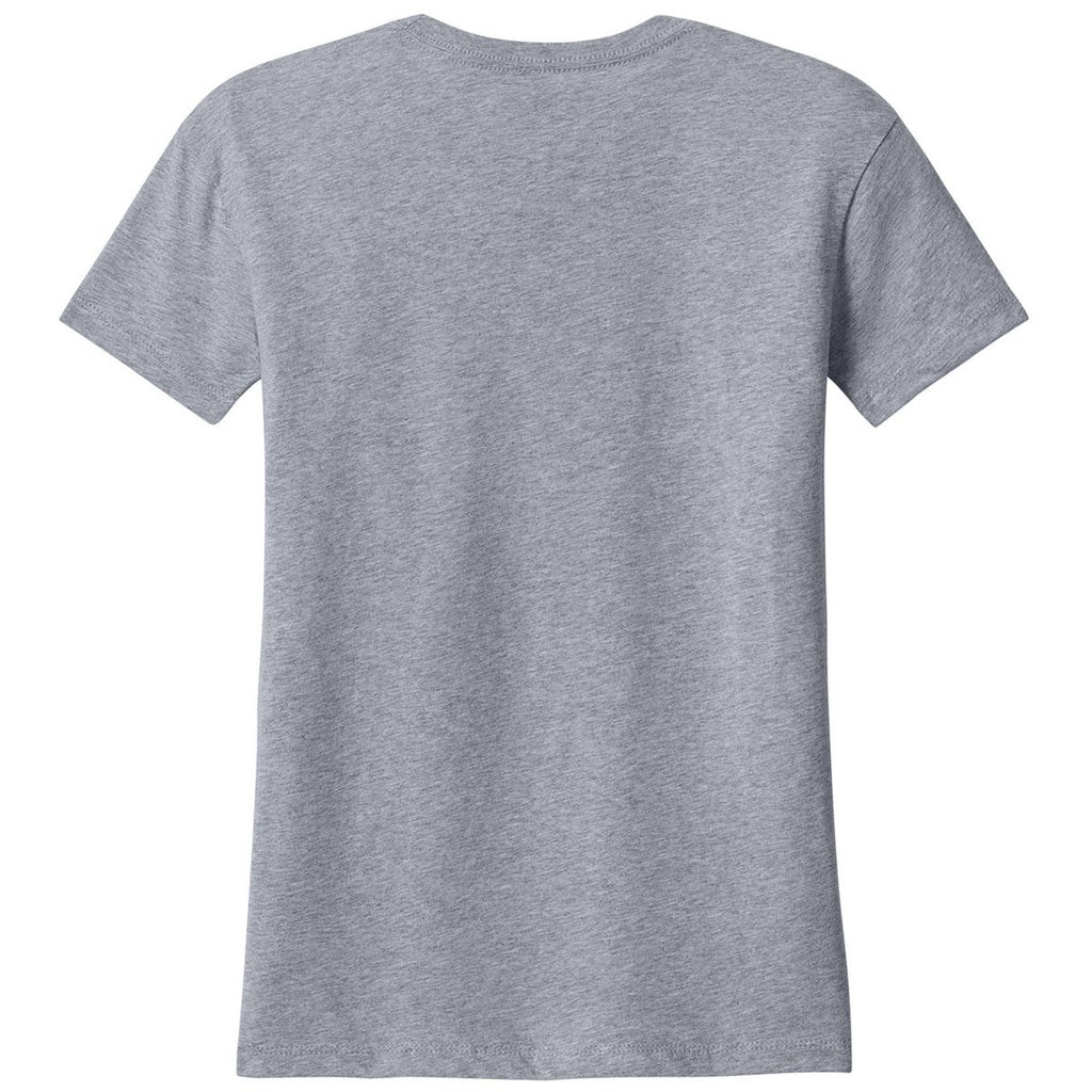 Next Level Women's Heather Gray Cotton Relaxed Tee