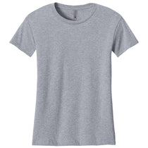 Next Level Women's Heather Gray Cotton Relaxed Tee