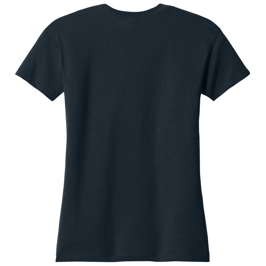 Next Level Women's Midnight Navy Cotton Relaxed Tee