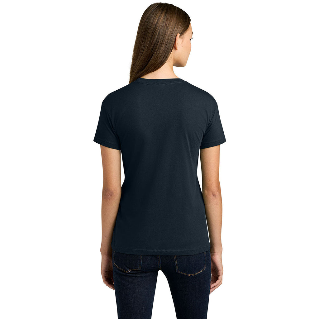 Next Level Women's Midnight Navy Cotton Relaxed Tee