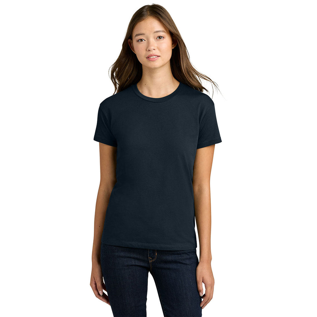Next Level Women's Midnight Navy Cotton Relaxed Tee