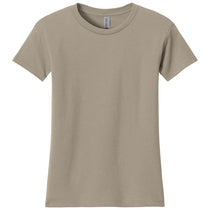 Next Level Women's Tan Cotton Relaxed Tee