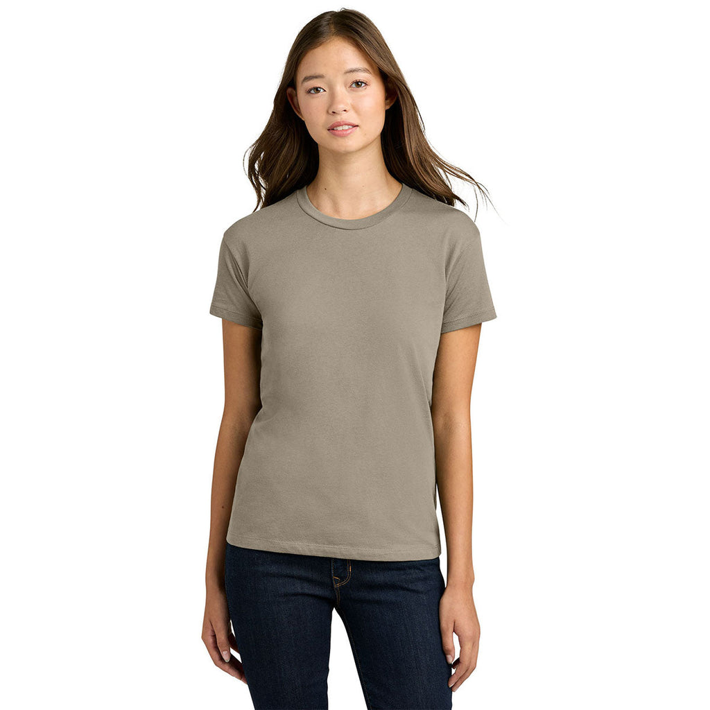 Next Level Women's Tan Cotton Relaxed Tee