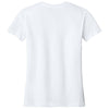 Next Level Women's White Cotton Relaxed Tee