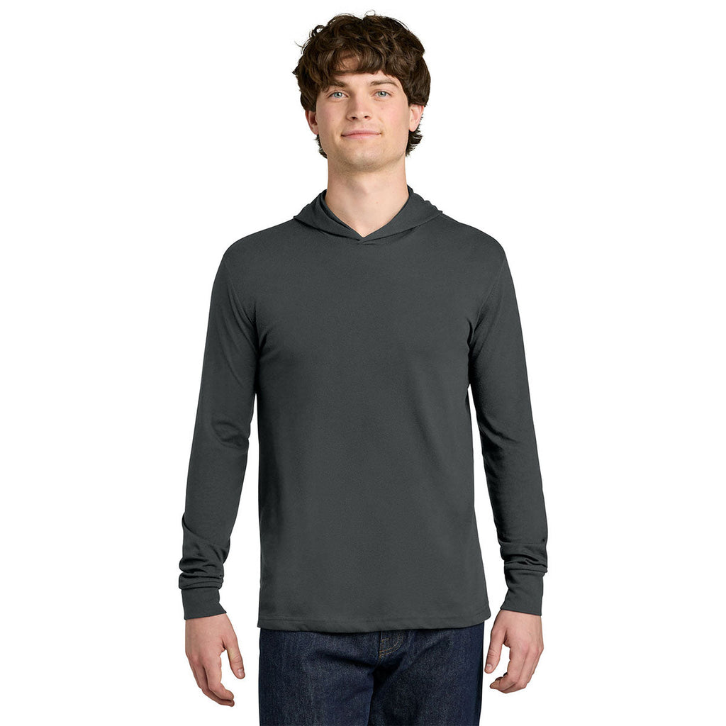 Next Level Men's Charcoal Apparel CVC Long Sleeve Hoodie