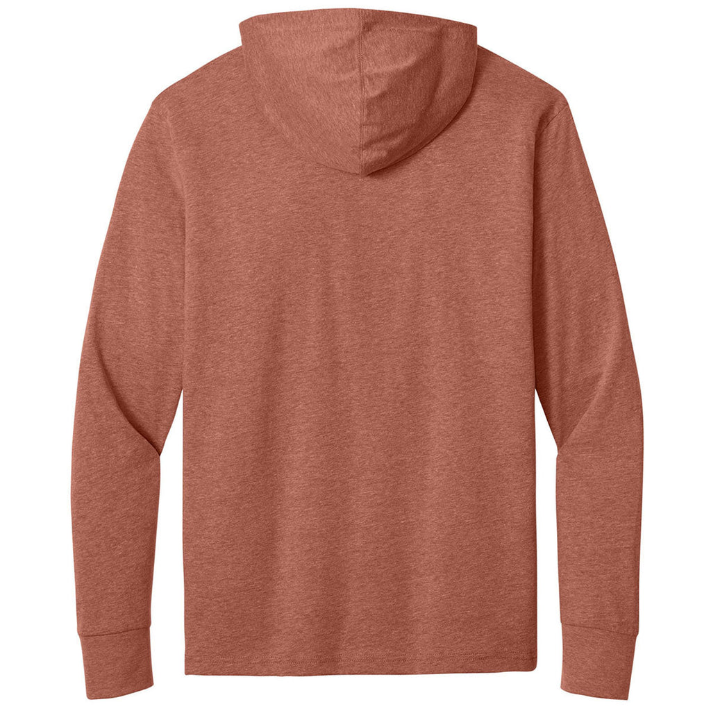 Next Level Men's Heather Redwood Apparel CVC Long Sleeve Hoodie