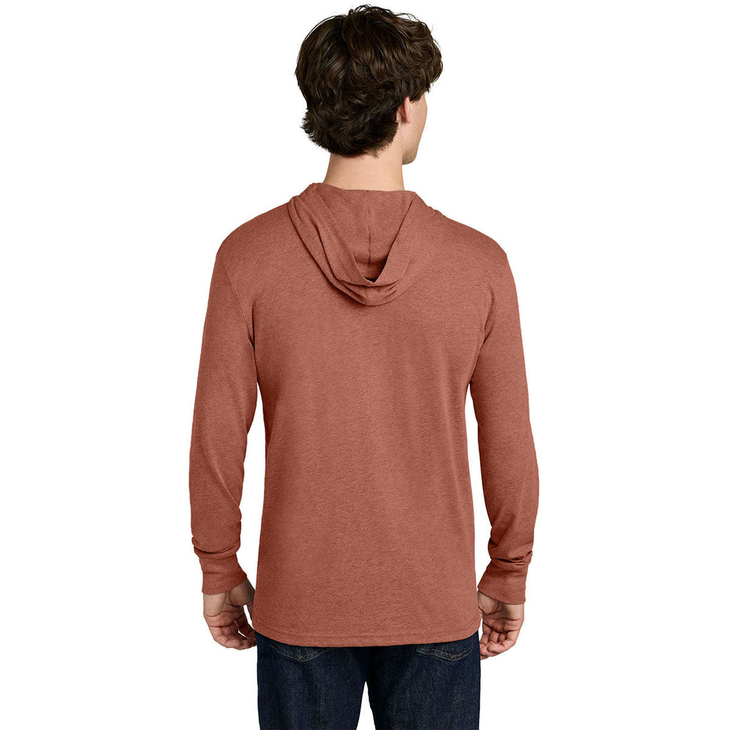 Next Level Men's Heather Redwood Apparel CVC Long Sleeve Hoodie