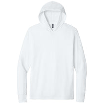 Next Level Men's White Apparel CVC Long Sleeve Hoodie