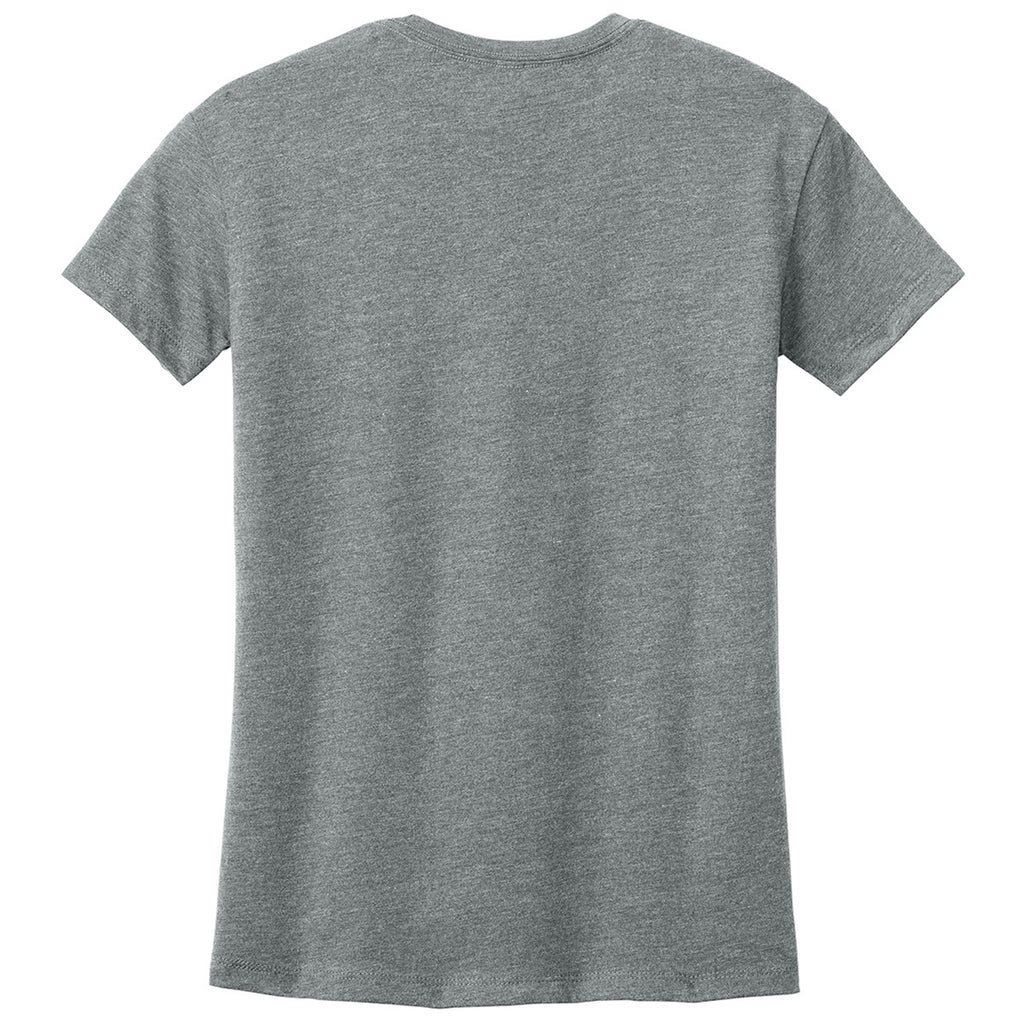 Next Level Women's Dark Heather Grey CVC Relaxed Tee