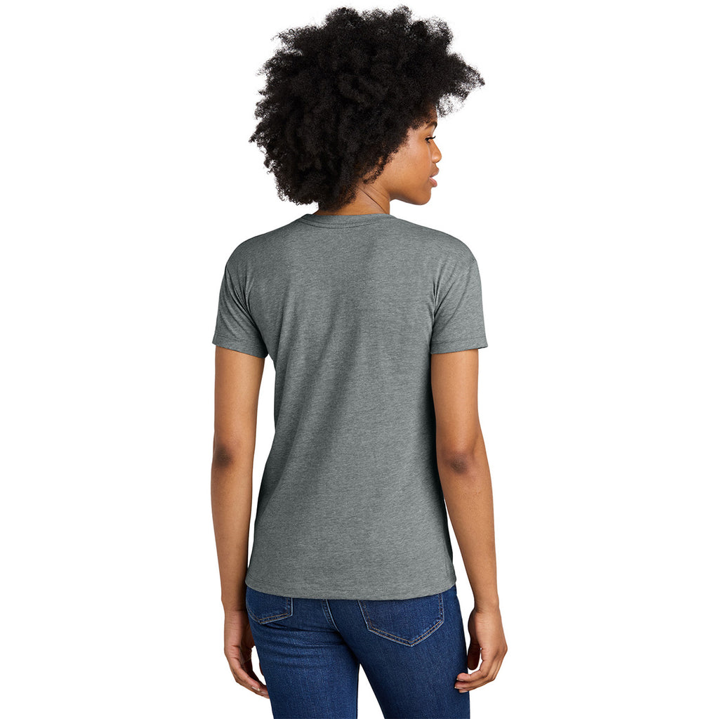 Next Level Women's Dark Heather Grey CVC Relaxed Tee