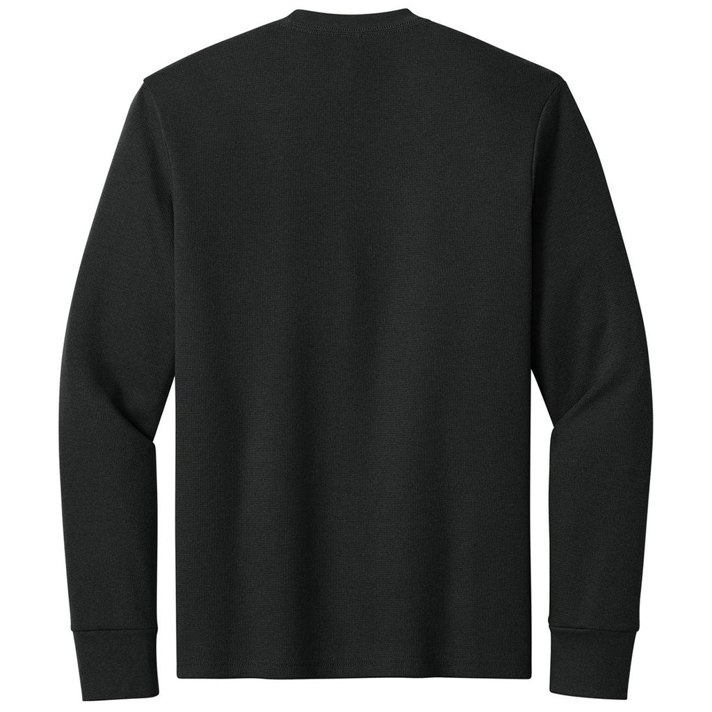 Next Level Men's Black Apparel Ideal Thermal Long Sleeve Tee