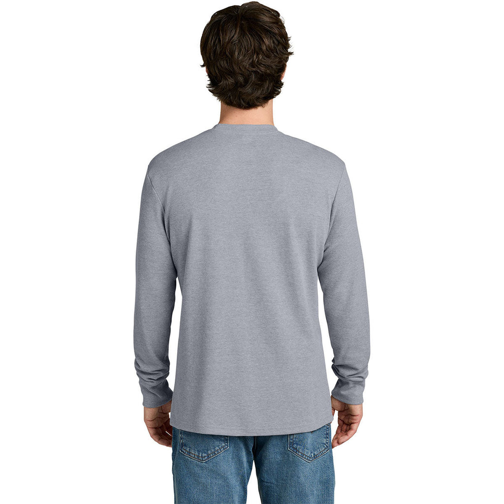 Next Level Men's Heather Gray Apparel Ideal Thermal Long Sleeve Tee