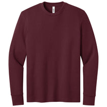 Next Level Men's Maroon Apparel Ideal Thermal Long Sleeve Tee