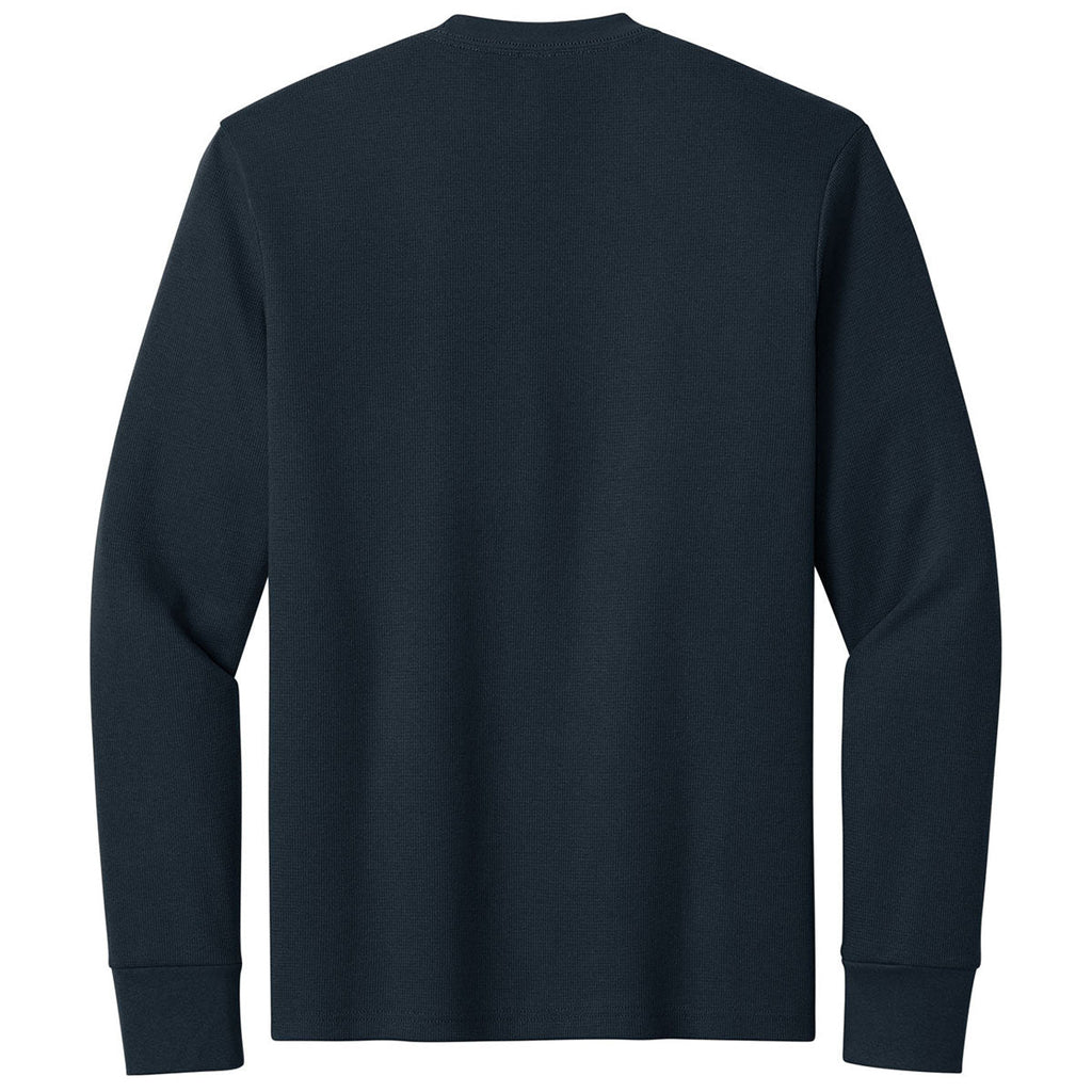 Next Level Men's Midnight Navy Apparel Ideal Thermal Long Sleeve Tee