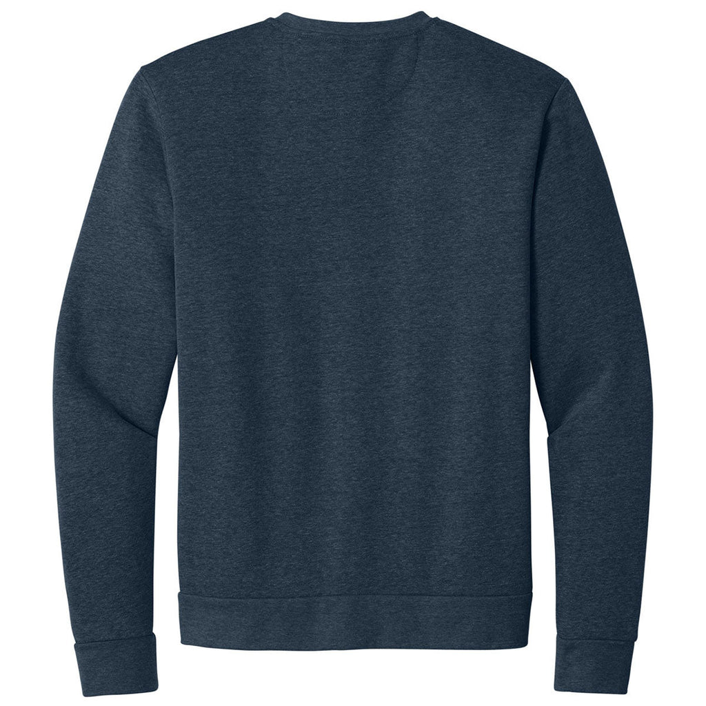 Next Level Men's Heather Midnight Navy Apparel Adult Malibu Crewneck Sweatshirt