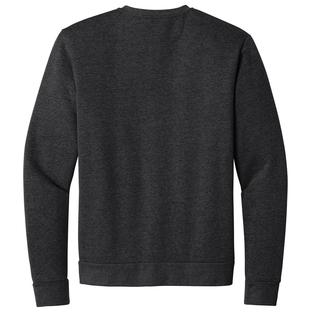 Next Level Men's Heather Black Apparel Adult Malibu Crewneck Sweatshirt