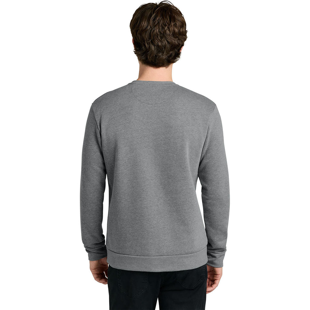Next Level Men's Heather Gray Apparel Adult Malibu Crewneck Sweatshirt