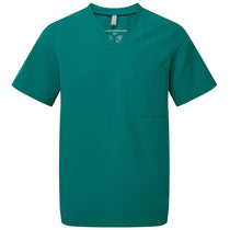Onna Men's Clean Green Limitless V-Neck Stretch Scrub Top